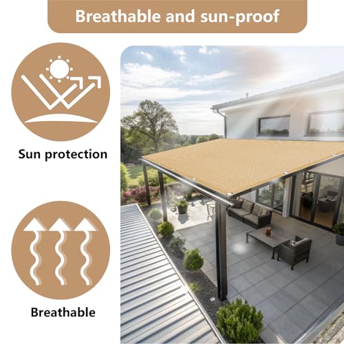Filet protection solaire avec oeillets pour protéger les animaux du soleil - 4