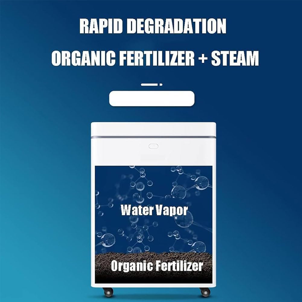 Smart Waste Kitchen Composter 20L Capacity Food Waste Disposal Machine Turn Garbage to Compost Silent Operation 300W Smart Electric Composter