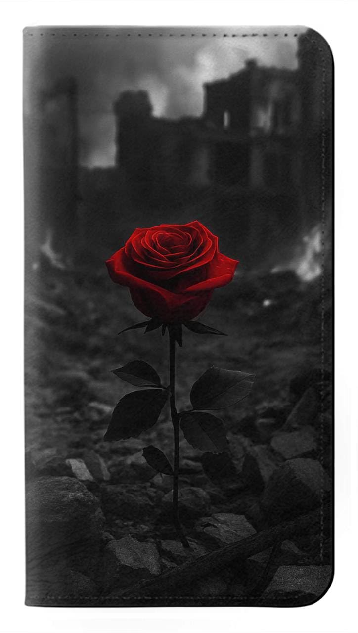 Housse cuir Samsung S20 FE avec motif rose rouge élégant et protection intégrale chic