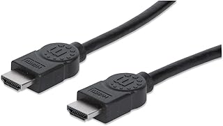 Manhattan 323246 10-Meter, Male - Male, High Speed HDMI Cable with Ethernet Channel, Black