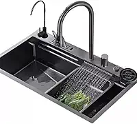 Cuba Multifuncional Inox Pia De Cozinha Gourmet Com Acessórios Pia Completa 80x46cm