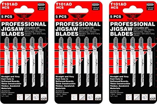 Lame De Scie Sauteuse 15 X T101B Lames De Scie Sauteuse Pour Bosch, Dewalt, Makita, Milwaukee Lames Scie Sauteuse