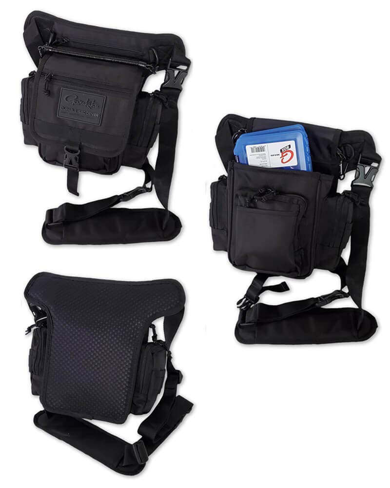 Amazon.com : Gamakatsu Shoulder Bag Tackle Storage, Black, One
