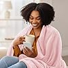 Utopia Bedding Fleece Blanket Queen Size Pink 300GSM Luxury Fuzzy Soft Anti-Static Microfiber Bed Blanket (90x90 Inch) #2