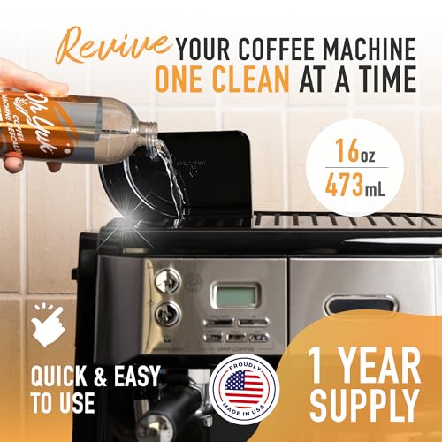Image of Oh Yuk Coffee Machine Descaler - Cleaning and Descaling Solution Universally Compatible for All Brands and Machine Types: Breville, Delonghi, Nespresso, Keurig - 16 oz (1)