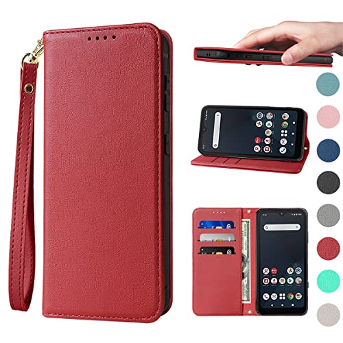 Amazon.co.jp: Arrows We F-51B ケース 手帳型 高質PUレザー Arrows We