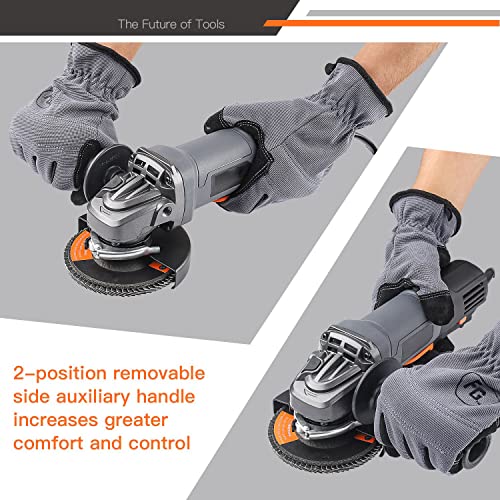 Angle Grinder Tool, 4-1/2-Inch Angle Grinder 12000Rpm, With Anti-Vibration Handle - P9Ag115 #TOP2