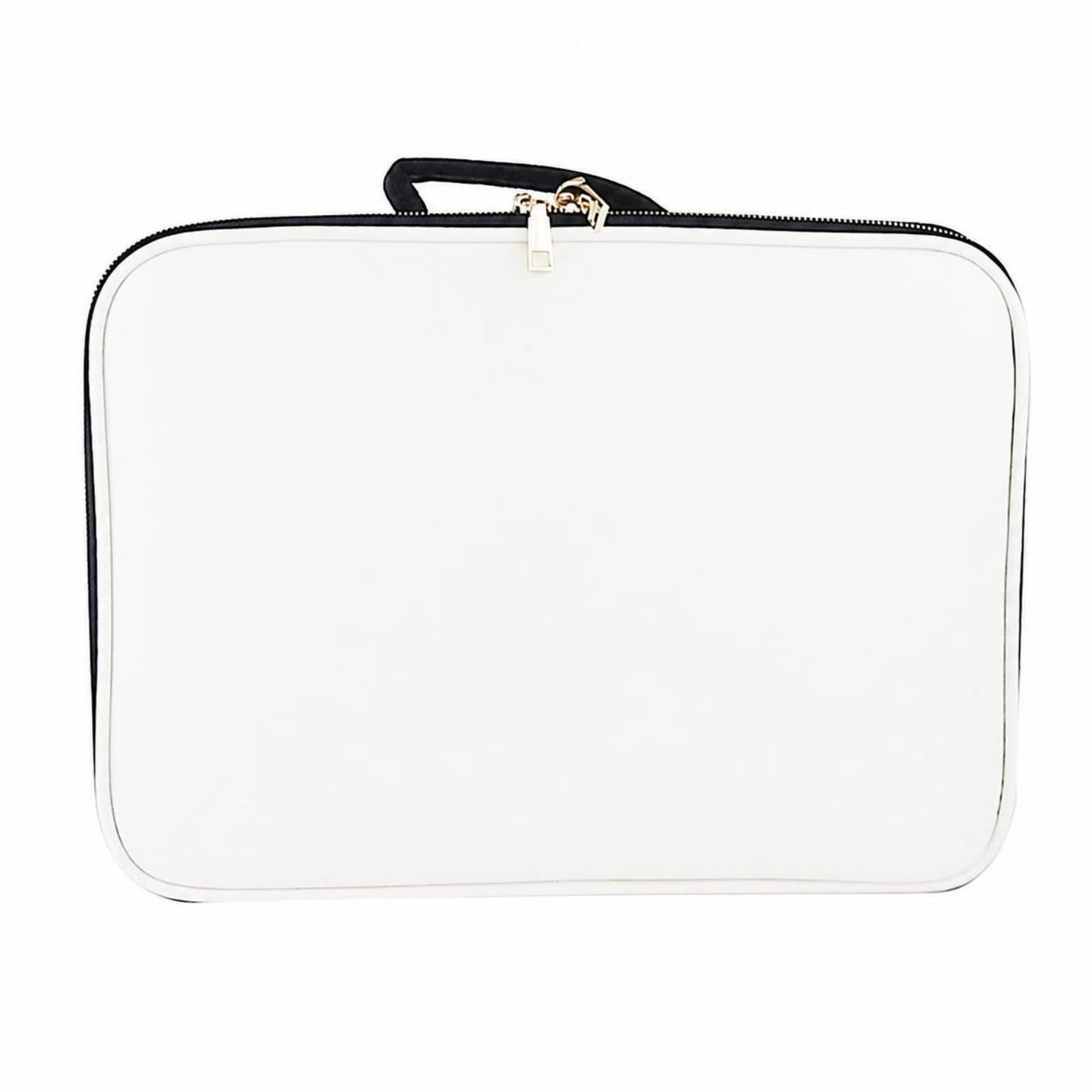 Borsa per Cosmetici con Scomparti, Grande, Valigetta Cosmetica Bianca Grande, 2 kg