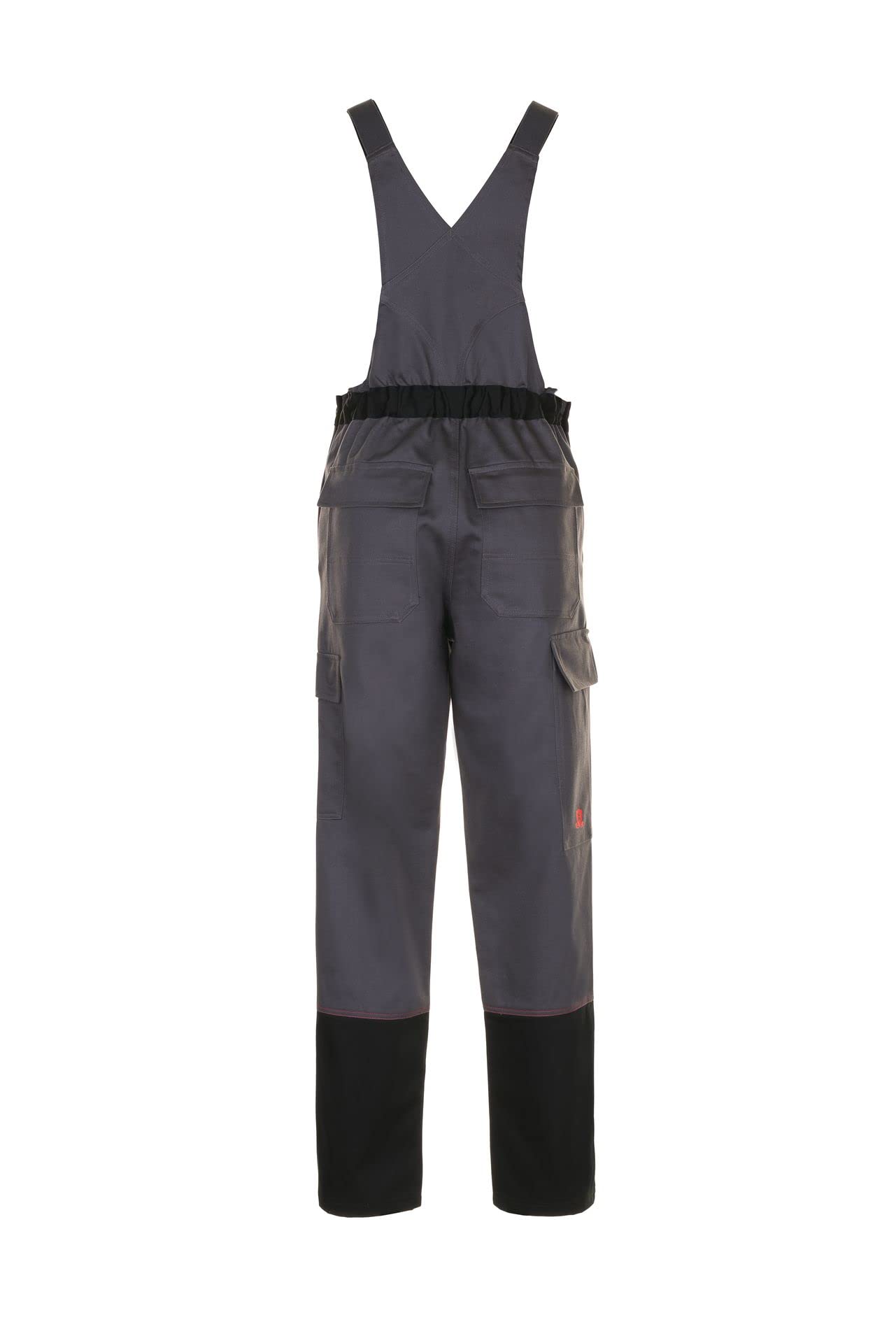 Planam 5530 Weld Shield Latzhose - Farbe: Grau/Schwarz - Größe: 64