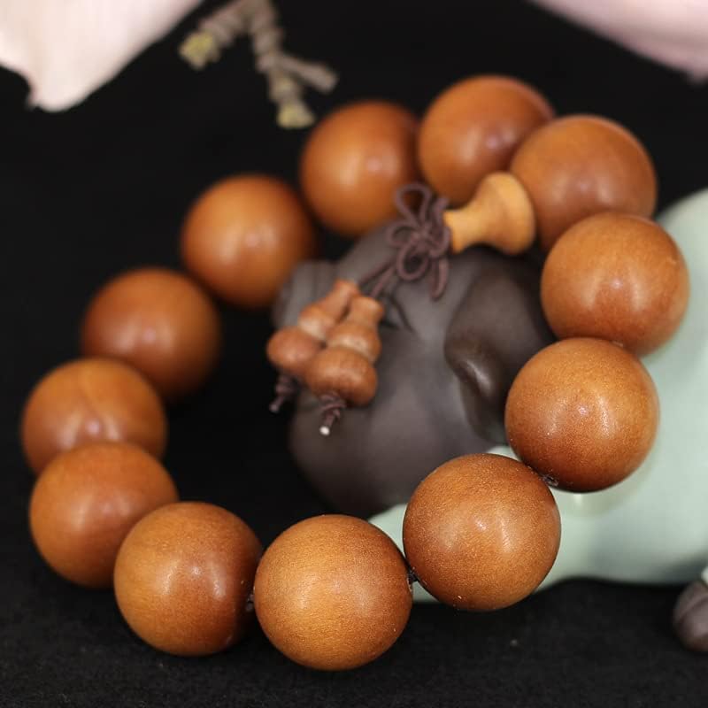 檀香男女佛珠手串手链 2.0 1.8 1.5手串(18mm*13颗 【精工小孔】)