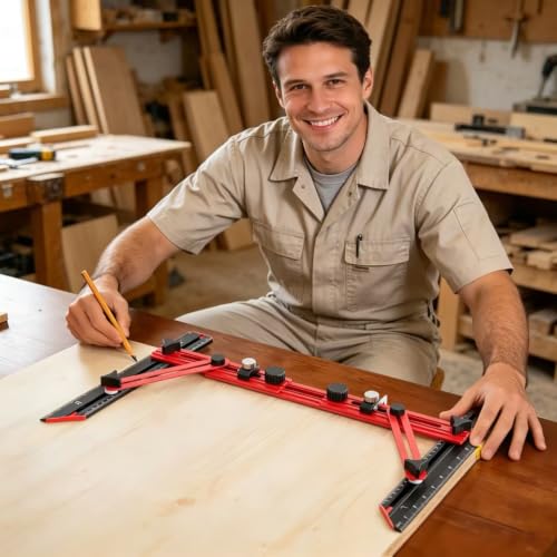Stair Tread Template Tool Red