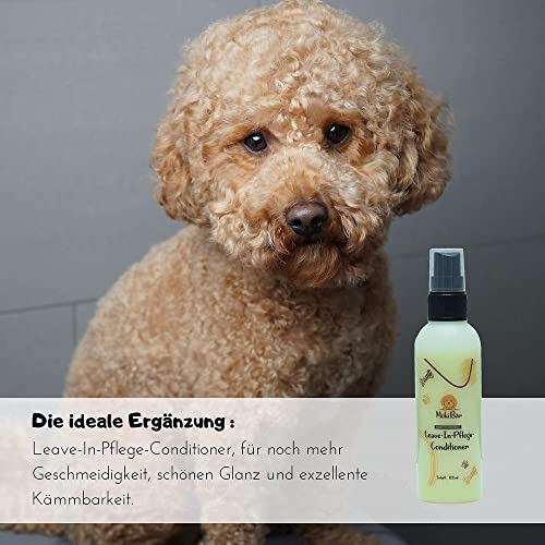 Moki Bär Hundeshampoo wit wertvollem Arganöl aus Marokko I Für geschmeidiges Fell und Gute Kämmbarkeit I Made in Germany