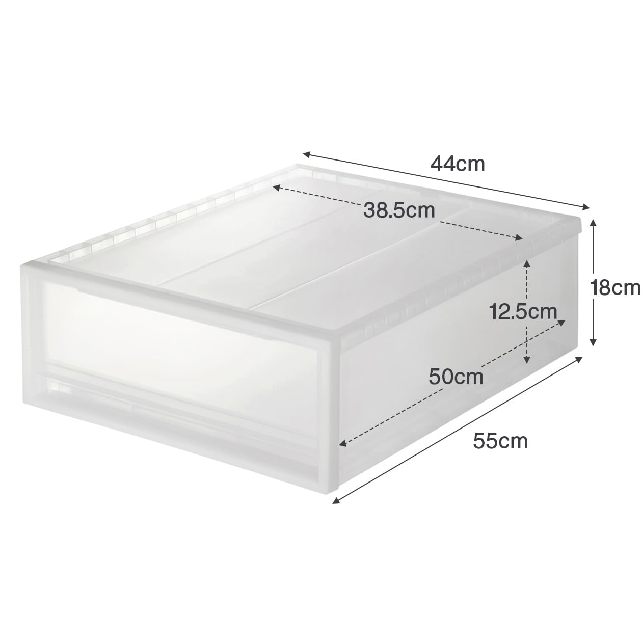 【売約済】無印良品 ポリプロピレンケース・引出式・6個セット ポリプロピレンケース・引出式・浅型・6個（仕切付） | 無印良品