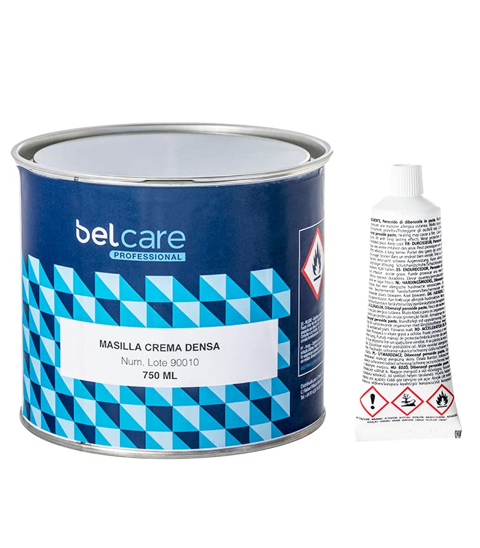BELCARE   Masilla para Piedra Natural, Mármol, Granito y Cerámica, para Reparación, para Pegar, Masilla Crema Densa, 750 ml