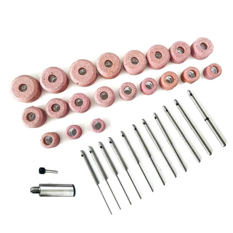 Pierres à meuler Sioux pour siège de valve avec pilotes et support de meulage 11/16