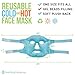 Soothing Company Hot and Cold Gel Face Mask Pain Relief for Migraines - Ice Gel Freezer Face Mask Reduce Puffy Eyes,Redness, Headaches, and Stress-Reusable Heat Therapy