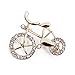 Produktbild Drawihi Einfache Mode Dame Strass Retro Fahrrad Brosche und Mädchen frauen feiertags geschenke zeigen Ihre elegante Schönheit und Charme