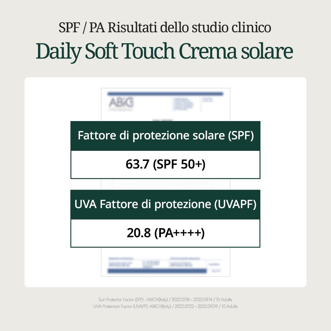 PURITO SEOUL Protezione solare quotidiana Soft Touch, SPF50+ PA++++, Ceramidi, Non Bianco, Protezione UVA e UVB resistente all'acqua, K-Beauty