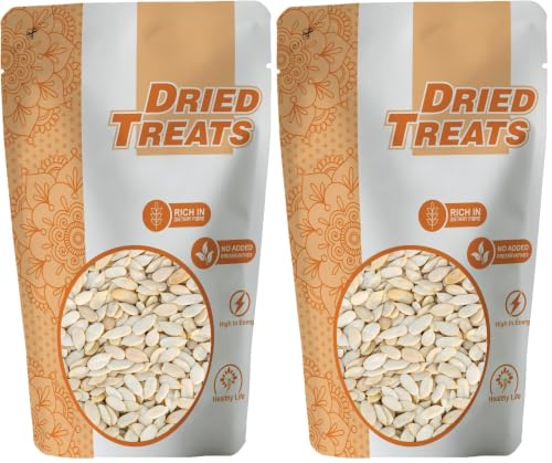 Image of Dried Treats Muskmelon Seeds (Kharbooj Beej) 250 Grams - Rich in Protein, Fiber, Omega Fats & Antioxidants | Perfect for Homemade Laddoos, Halwa & Sweets | Energy Snack for Moms, Kids & Office Employees