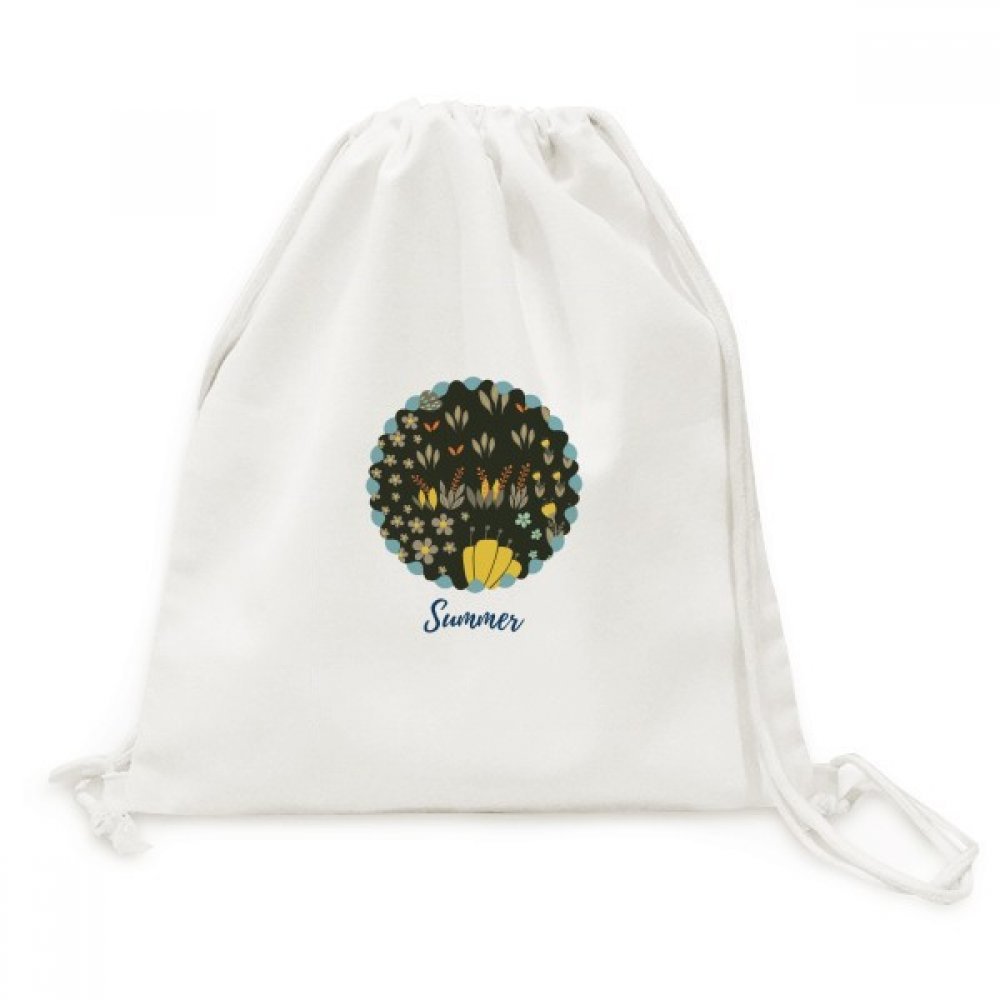 Sac à dos avec cordon de serrage résistant et imperméable jaune orange - 5