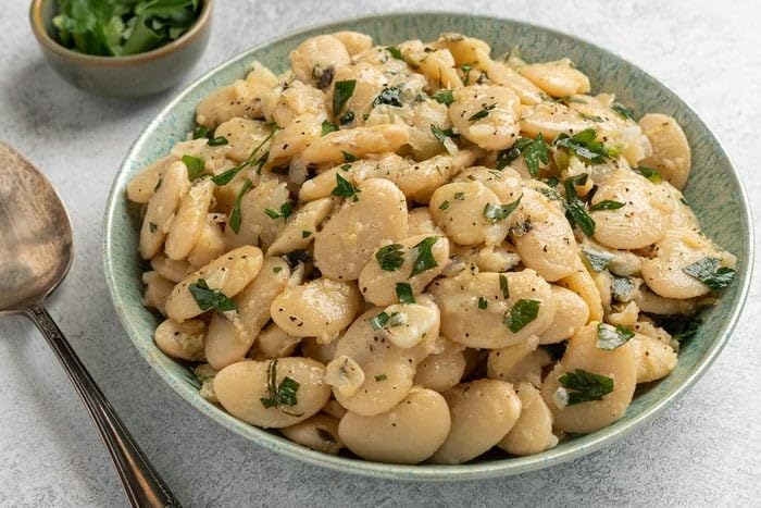 SatvaDaily White Double Beans 400g Lima Beans | Double Butter Beans | Greek Giant Beans | Greek Gigante Bean - 100% Pure & Natural White Beans - Image 5 thumbnail