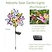 Adecorty Solar Garden Lights Outdoor Waterproof Decorative Solar Lights Outdoor 2 Pack with 44 LED 34 Butterfly Flower Garden Decor Yard Patio Lawn, Gifts for Mother's Day Mom Women