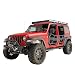 EAG Safari Tubular Door with Side View Mirror Fit for 2018-2020 Jeep Wrangler JL 4 Door Only