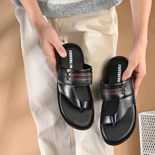 Image of Centrino Sandals for Men | Stylish Men's Casual Sandal for Office & Travel | Comfortable Sandals with Grip Insole & Quality (8130)