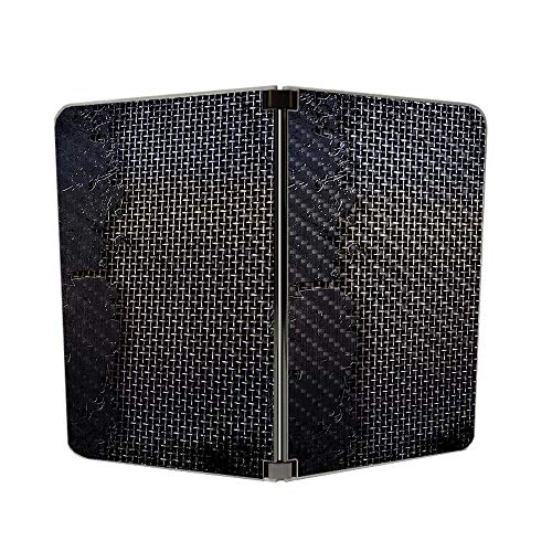 Image of MightySkins Carbon Fiber Skin for Microsoft Surface Duo - Ripped | Protective, Durable Textured Carbon Fiber Finish | Easy to Apply, Remove, and Change Styles | Made in The USA (CF-MISURDUO-Ripped)