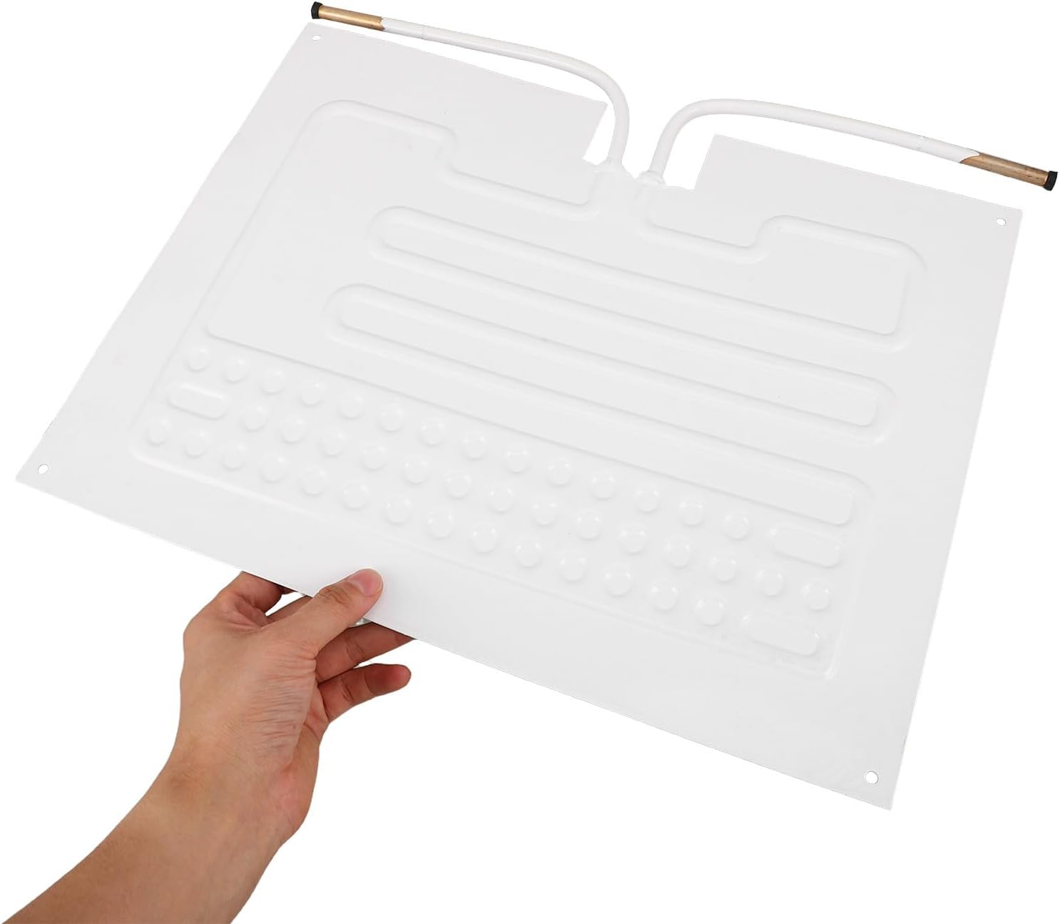 Refrigerator Evaporator Aluminum Plate Cooling Panel 40x34cm White