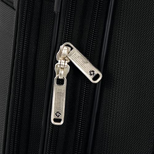 Samsonite Aspire DLX Softside Expandable Luggage Set with Spinners (Carry-on & Medium), Black by Samsonite - Image 5