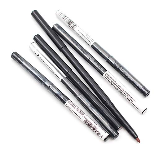 ANNNOAH 5 Colors Waterproof Gel Retractable Eye liner Pencils Set
