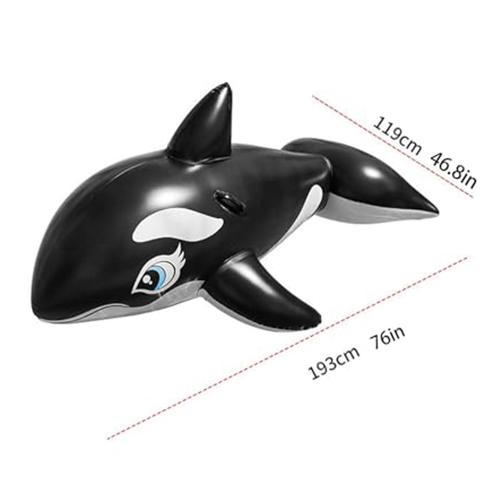 Bouée gonflable géante chevauchable Baleine Géante-193*119cm,Flottantes Hamac Jouet pour Adulte Enfant,Flotteur Gonflable Piscine Avec poignée,Hamac d’Eau Plage Portable pour Party Summer Water Fun