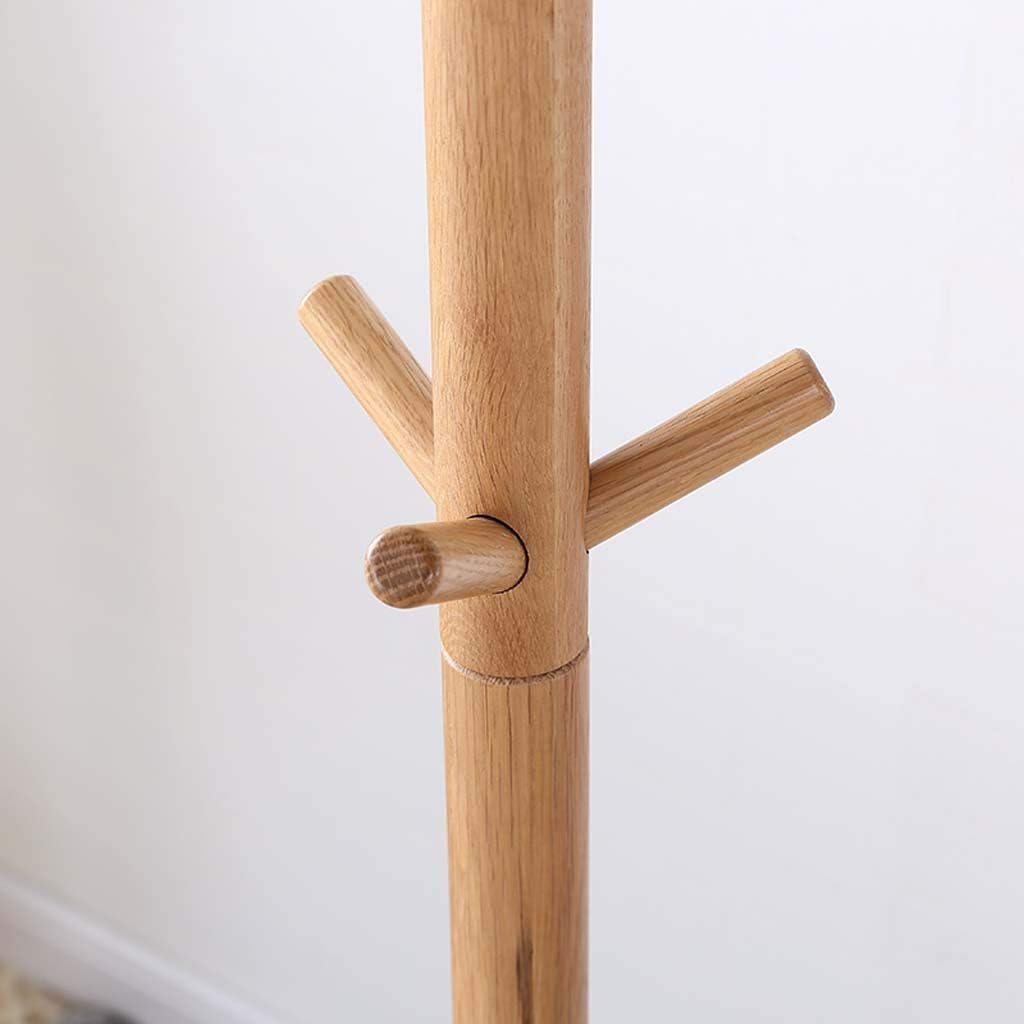 Coat Rack Coat Rack Hanger Hook up European Personalized Creative Simple Solid Wood Coat Rack Bedroom Creative Hanging Hanger Multipurpose Home Oak Floor Coat Rack
