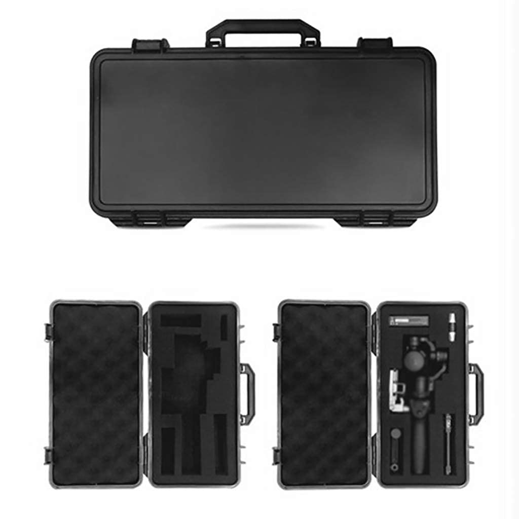 Hartschalen-Werkzeugkoffer, wetterfester/stoßfester Werkzeugkasten aus Kunststoff, tragbarer kleiner Gerätekoffer für Instrumente, Zubehör, Transportbox ()