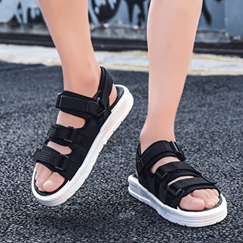 Breathable Sandals Men Beach Sandals for Men Soft Lightweight Slipper Anti-Slip Casual Shoes Man(Gray,43 Code)4