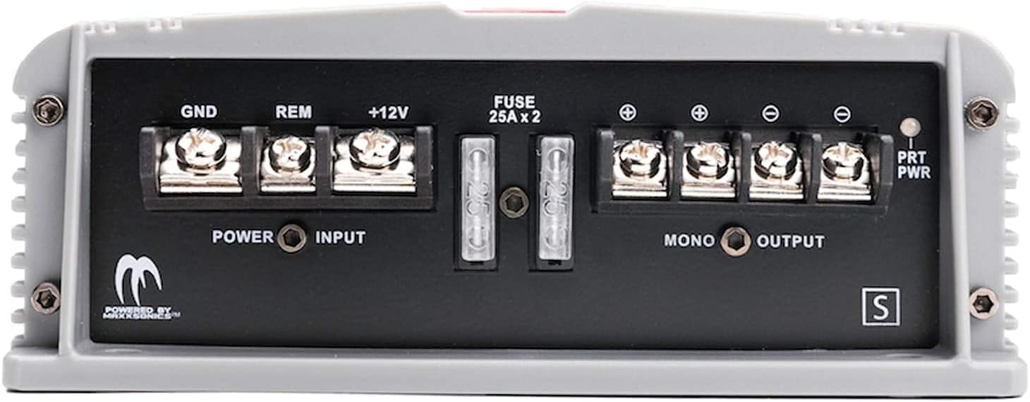 Crunch SA-1100.1 Amplifier Power and Output Terminals