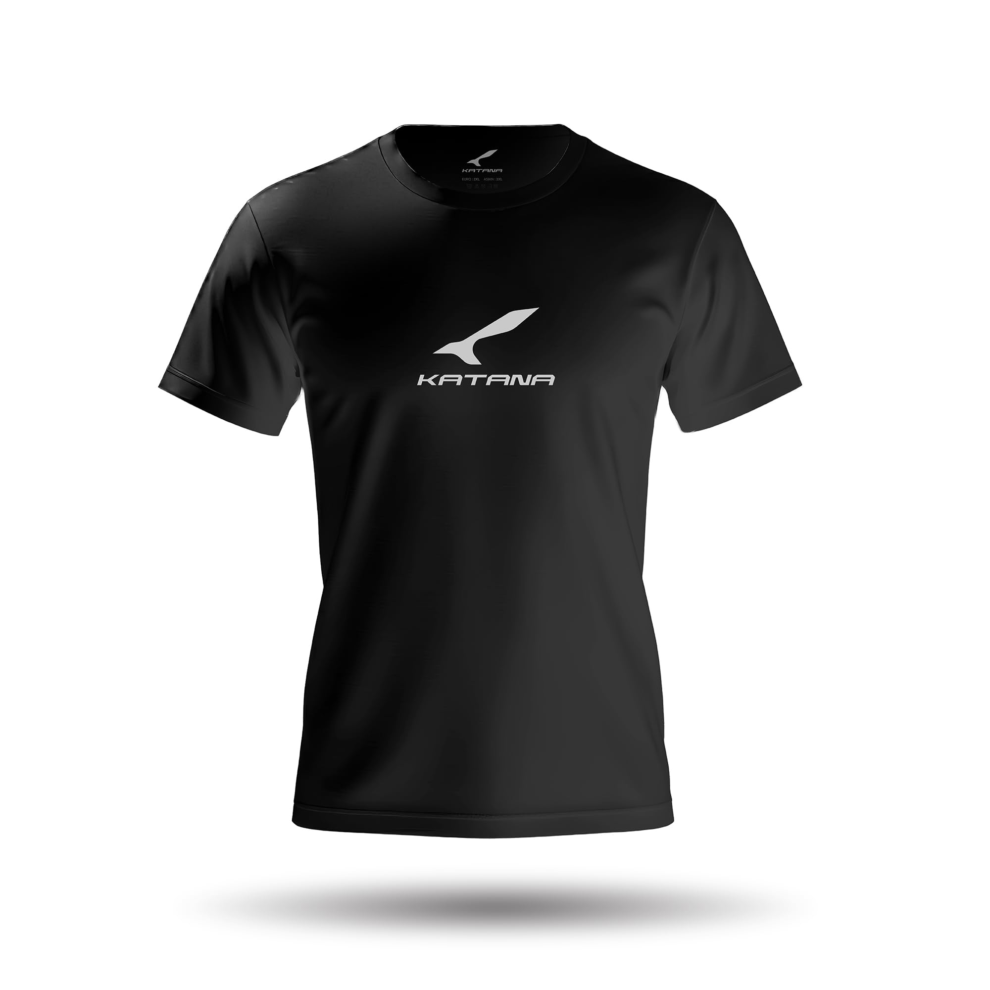 4-Way Performance Basics Badminton T-Shirt | Unisex | Activewear Sports Tee | Quick-Dry, Lightweight & 4-Way Stretchable Fabric (Black/M)-image-15