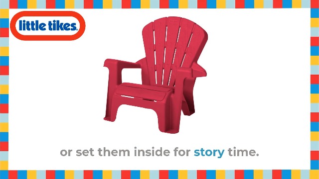 Amazon.com: Little Tikes Kids Garden Chair 4 Pack in Red, Outdoor