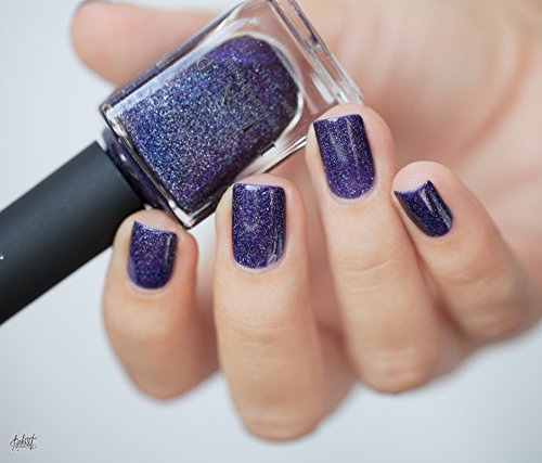Image of ILNP Lulu - Deep Grape Holographic Nail Polish