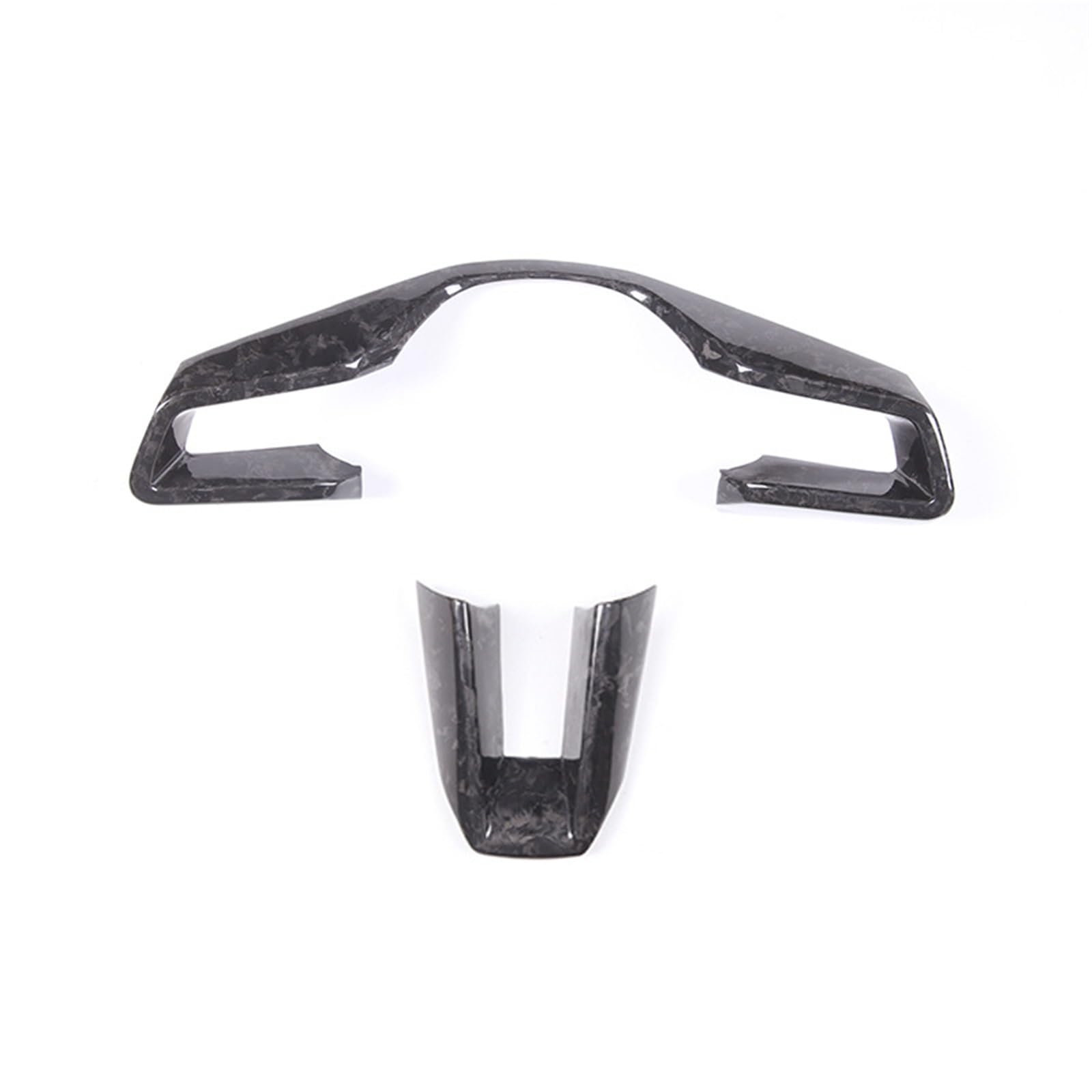 QBKGMEWCA Forged-Look Rim Trim Compatible for Porsche 911 2019–2022 Genuine Carbon Fiber
