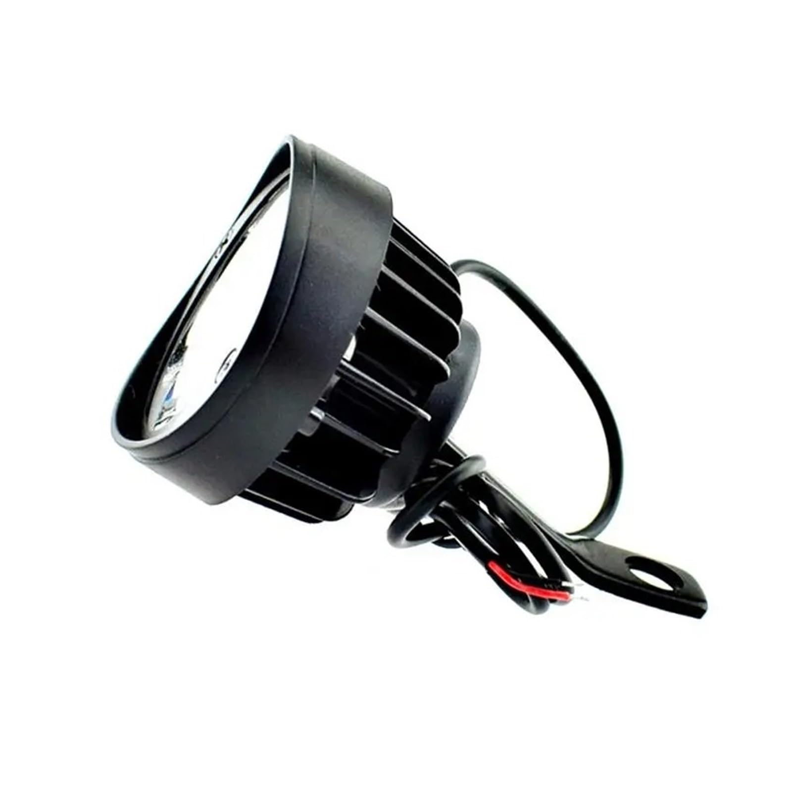 Ensemble 2 Phares Antibrouillard Pour Moto Scooter Phare Avant À 6 Led Pour Explorers 12v-85v Blanc Super Lumineux Phare De Moto