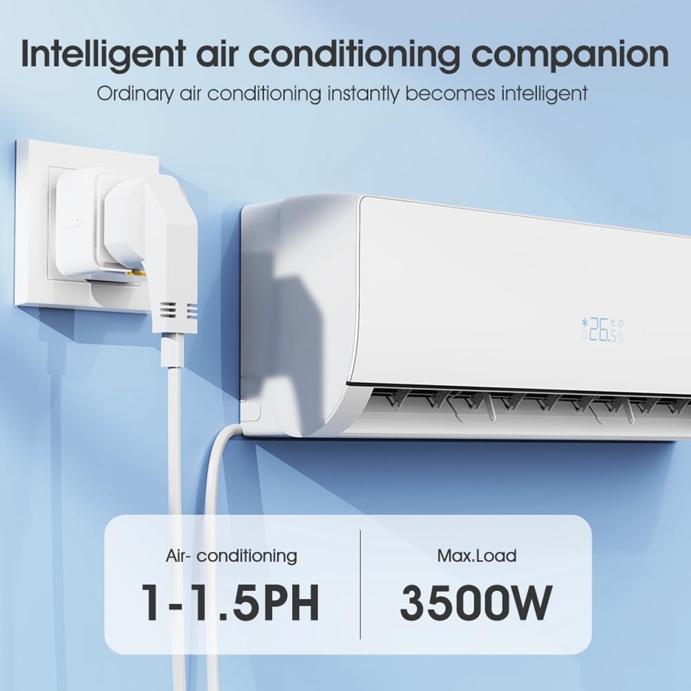 WiFi Smart Socket Universal Plug APP Controls Voice Timing 2 4G Wireless Plug Switch US Plug White — view 5