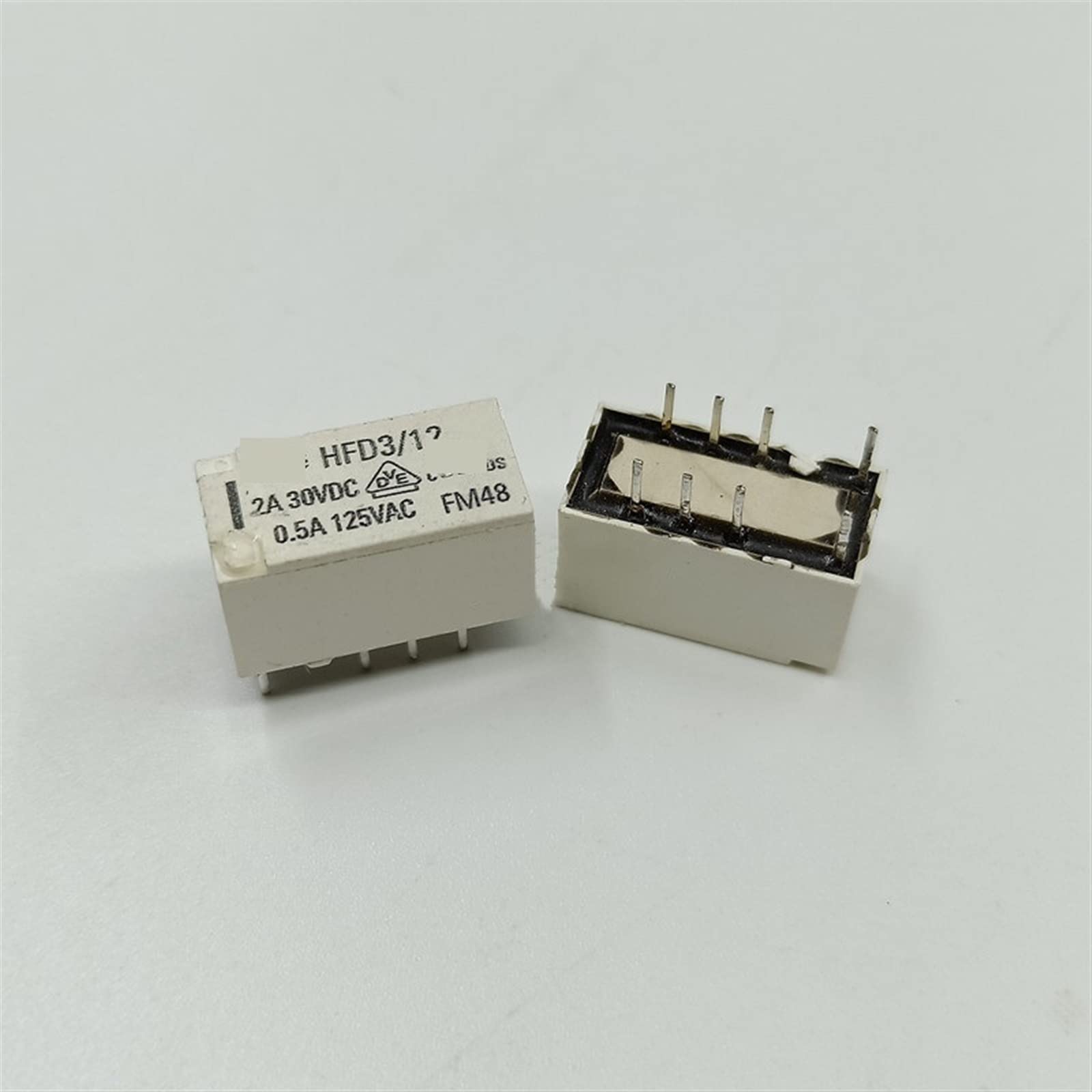 AERBNYEQP 10Pcs Relay HFD3/5-S HFD3/12-S HFD3/24-S HFD3/12 HFD312 S HFD312S HFD3 3 HFD3-12V-S 12VDC DC12V 12v 125VAC SOP8(HFD3 12V)