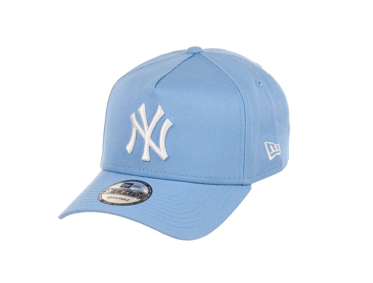 New Era New York Yankees MLB Cooperstown Sky Blue 9Forty A-Frame Snapback Cap