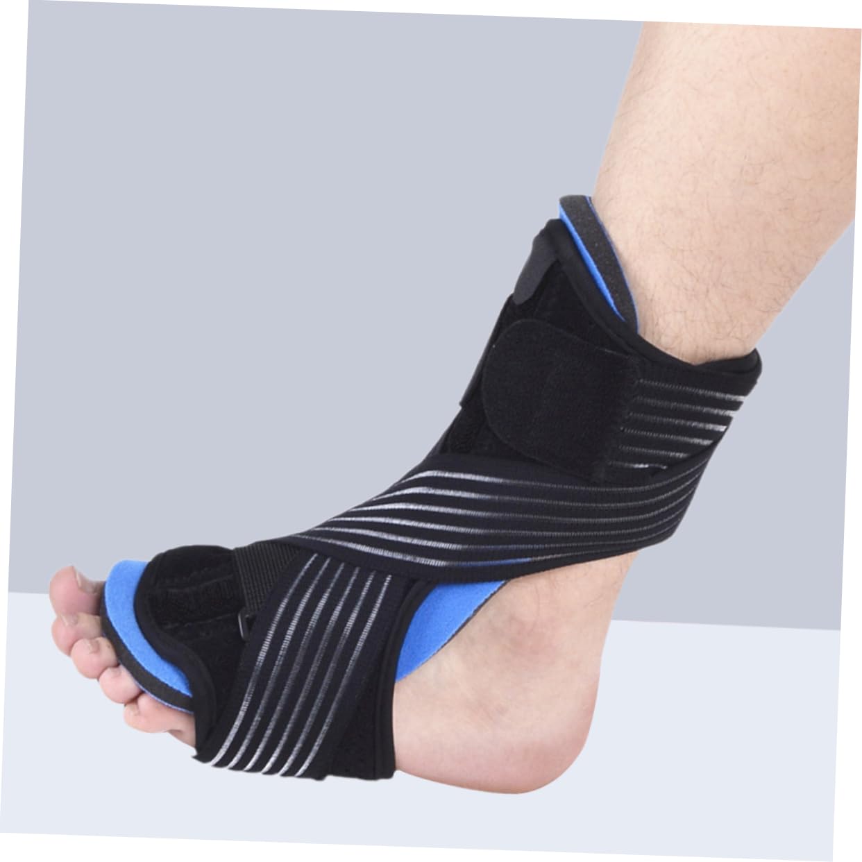 HAPINARY Foot Drop Corrector Orthosis Plantar Night Splint Aluminum Brace Adjustable Ankle Stabilizer for