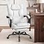 White With Footrest