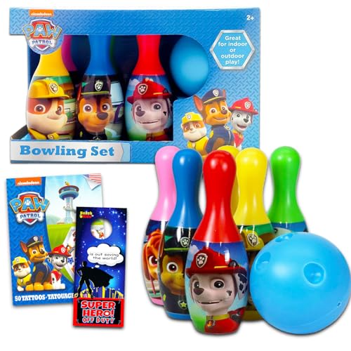 Jeu de bowling Paw Patrol pour animer les après-midis des petits