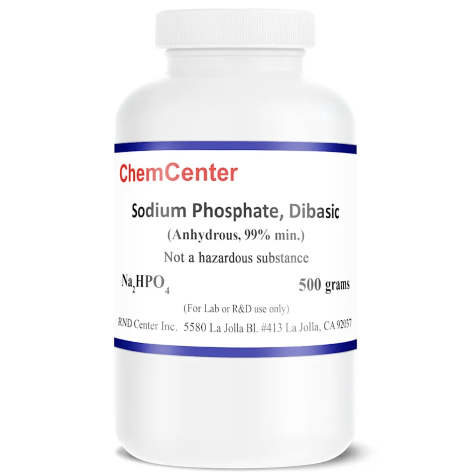 Sodium Phosphate, Dibasic (Disodium), 99% min., 500 Grams: Other Products Industrial & Scientific