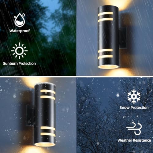SHIMR Smart Porch Lights RGBCW Outdoor Wall Sconce - Image 5